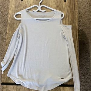 Long shelve, bare shoulder super soft shirt